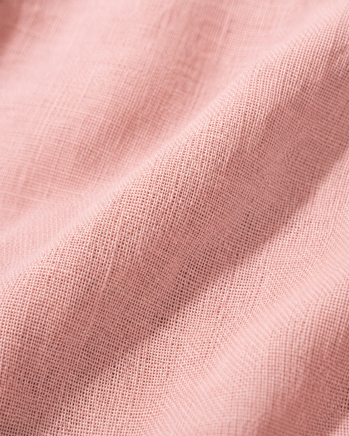 Soft Blush Pink Wildflower Embroidered Cotton Shirt