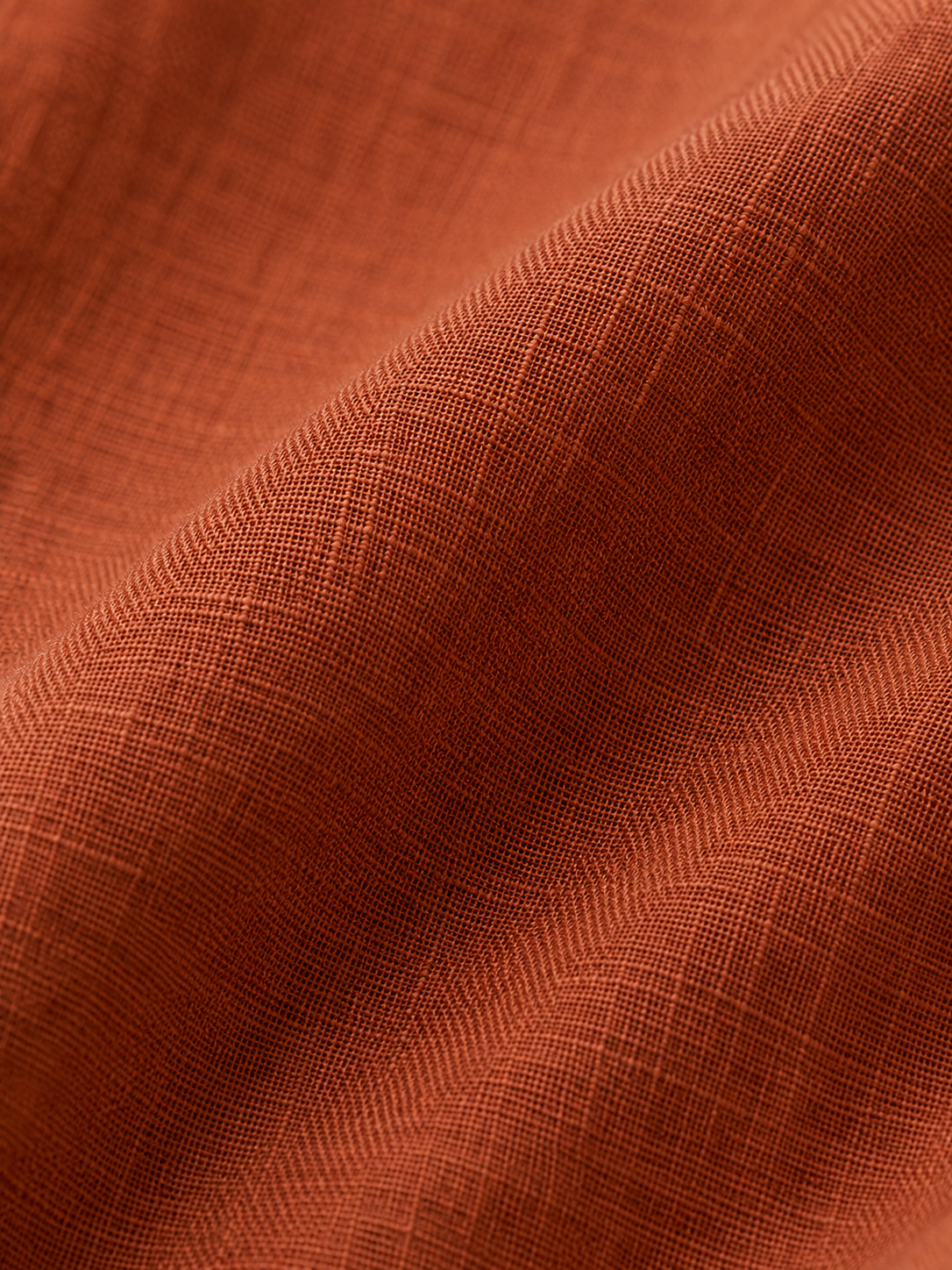 Terracotta Artisan Embroidered Cotton Shirt