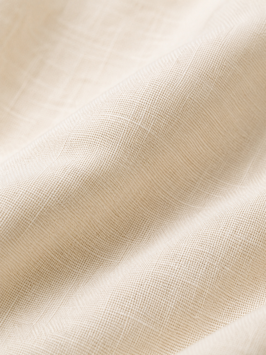 Warm Ivory Artisan Embroidered Cotton Shirt