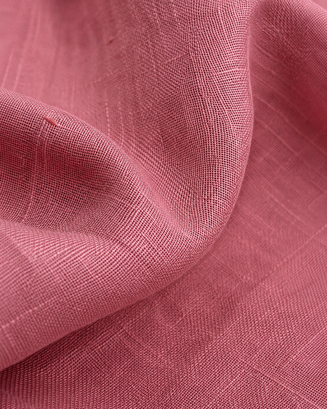 Soft Blush Pink Back Embroidered Linen Shirt