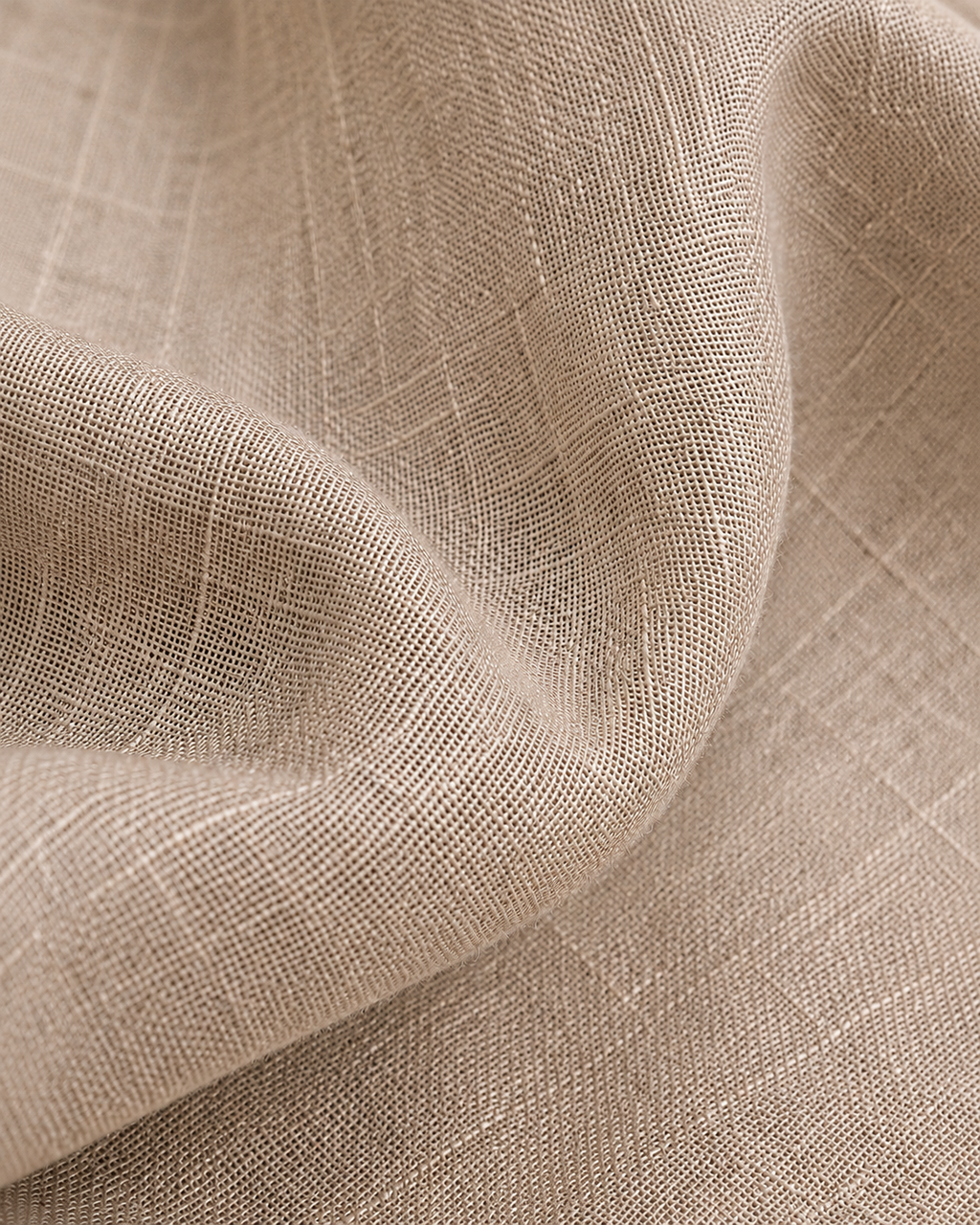 Stone Grey Back Embroidered Linen Shirt